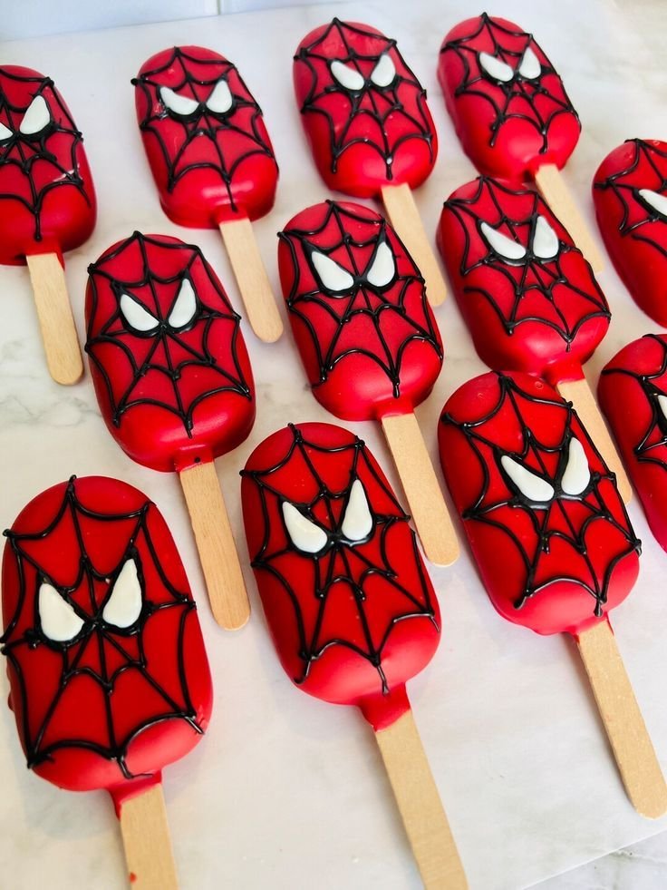 Cakesicles Spiderman