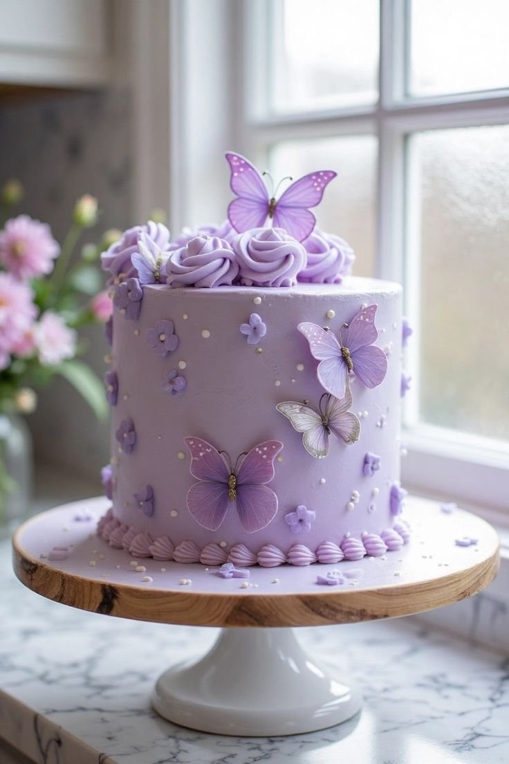 Gâteau lavande et miel