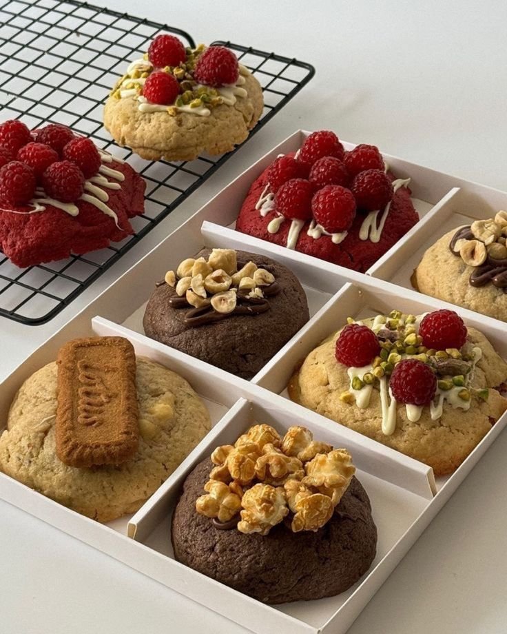Coffret de cookies gourmands