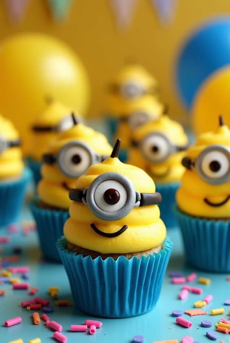 Coffret cupcakes Minion