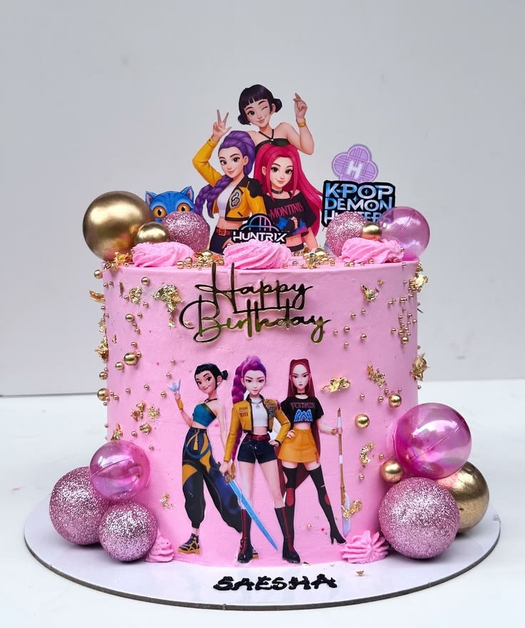 Gâteau thème K-pop