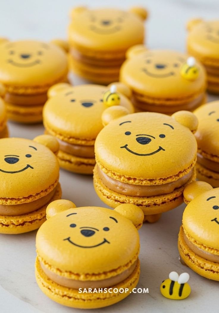 Macarons Winnie l'ourson