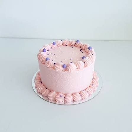 Mini Gâteau Rose Poudré