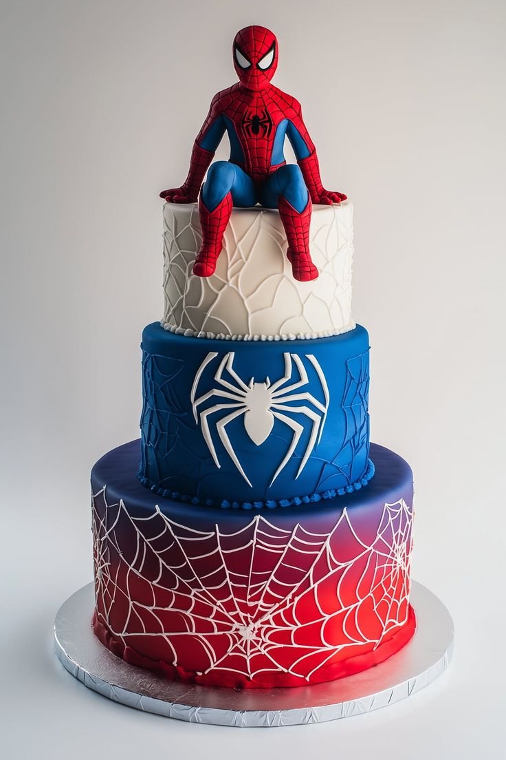 Gâteau Spiderman