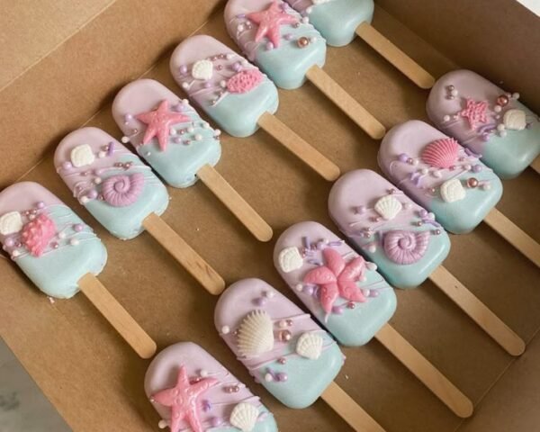 Cakesicles Coquillage Sirène