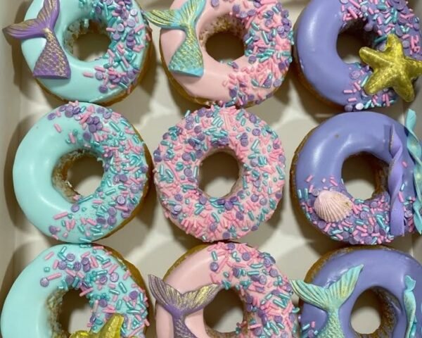 Donuts Glacés à la Rose