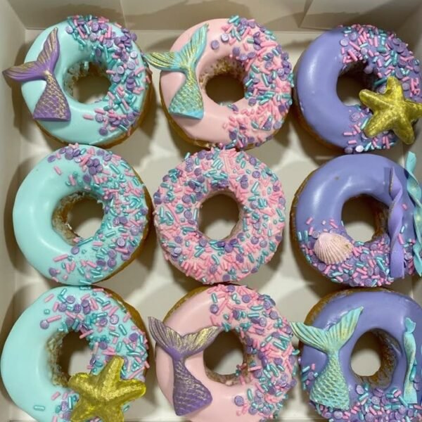 Donuts Glacés à la Rose