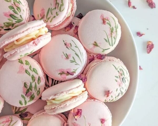 Macarons Pistache & Rose