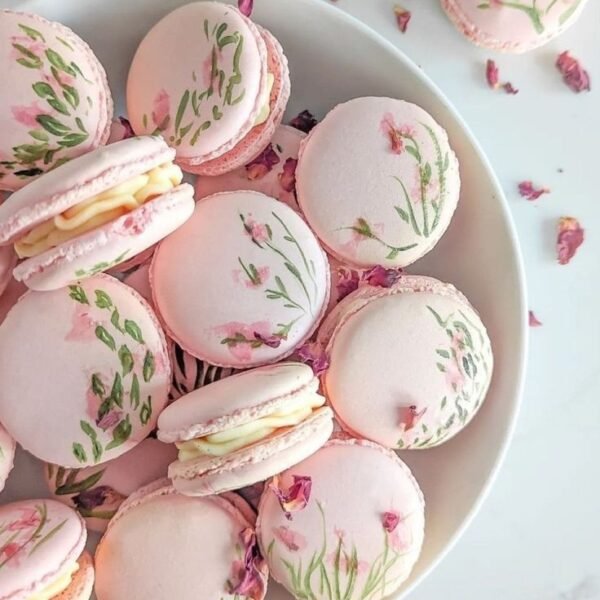 Macarons Pistache & Rose
